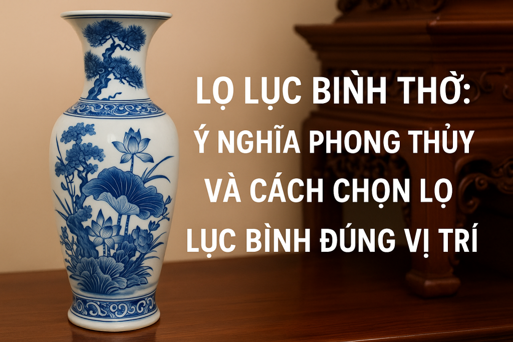 Ý Nghĩa Phong Thủy Và Cách Chọn Lọ Lục Bình Đúng Vị Trí